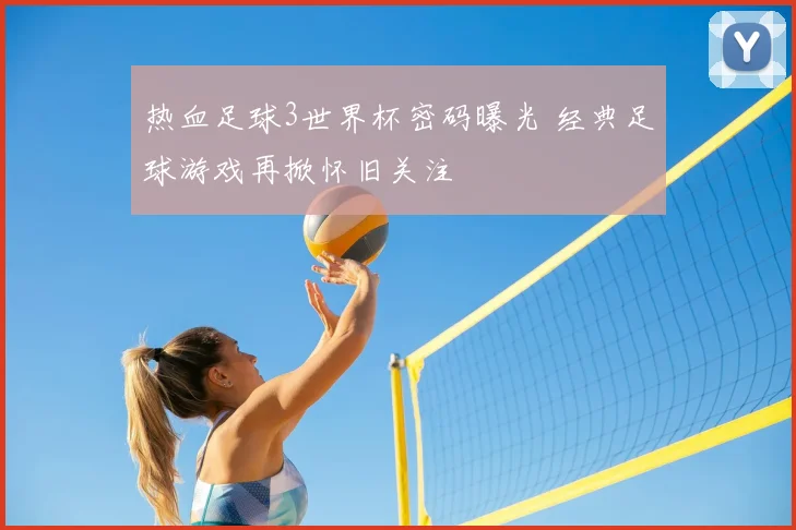 热血足球3世界杯密码曝光 经典足球游戏再掀怀旧关注